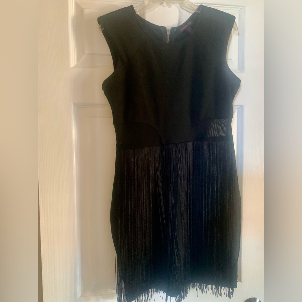 Material Girl black dress size large